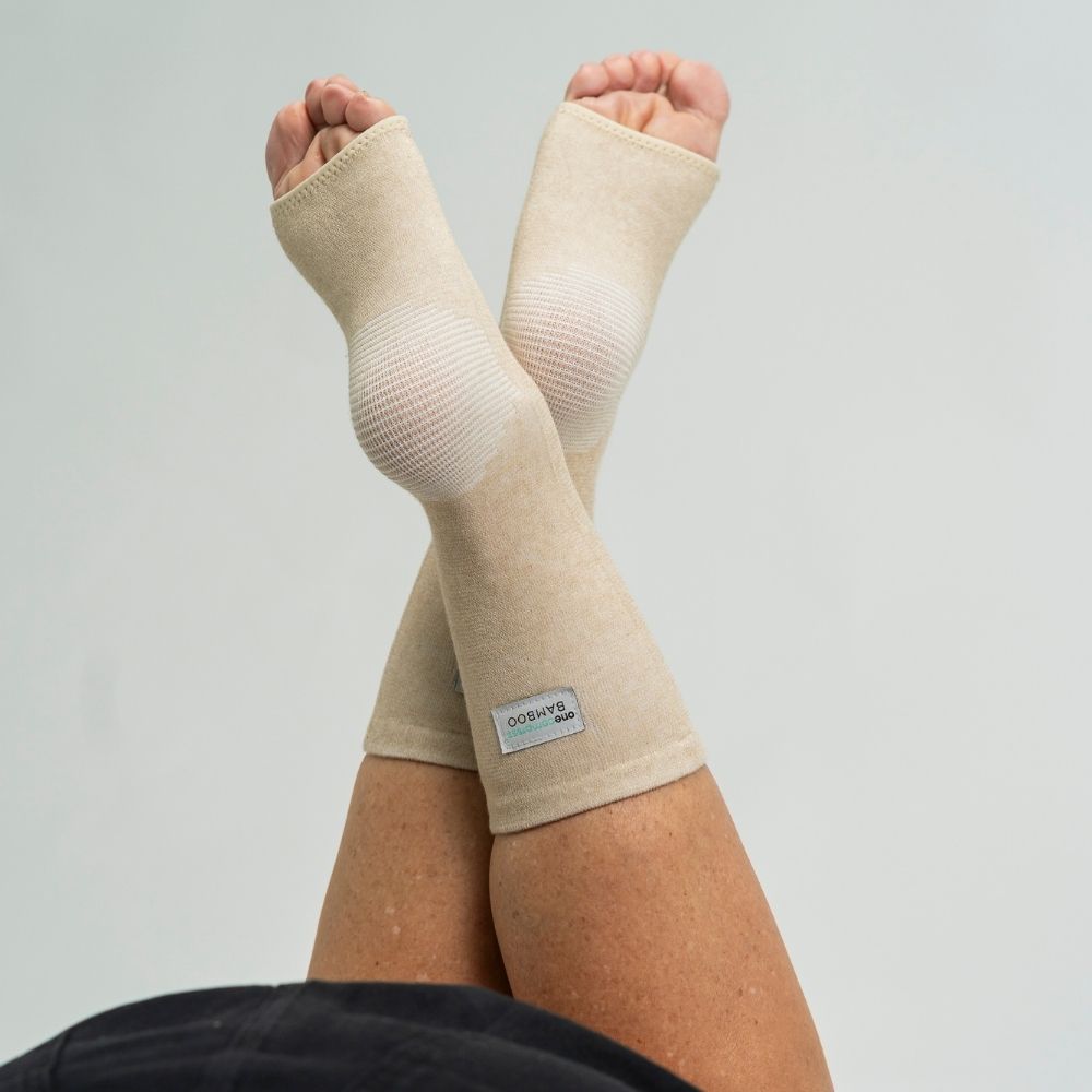 Premium Anti-Fatigue Bamboo Footsleeves - Soft Bamboo Feel