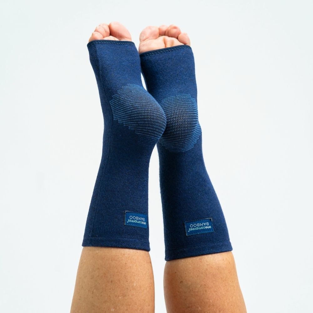 Premium Anti-Fatigue Bamboo Footsleeves - Soft Bamboo Feel